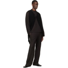 HOMME PLISSÉ ISSEY MIYAKE Black Tuxedo Pleats Vest