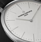 Vacheron Constantin - Patrimony Hand-Wound 40mm 18-Karat White Gold and Alligator Watch - Men - Silver
