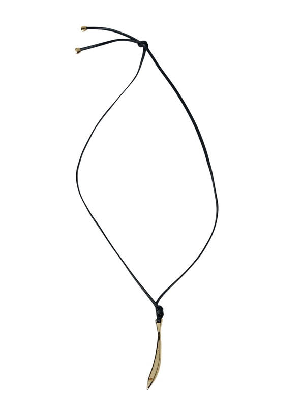 Photo: Bottega Veneta Sardine Leather Necklace