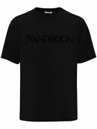 JW ANDERSON - Logo Embroidery Cotton Jersey T-shirt