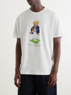 Polo Ralph Lauren - Wimbledon Logo-Printed Cotton-Jersey T-Shirt - White