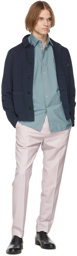 Paul Smith Purple Mohair Drawstring Trousers