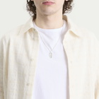Simuero Chancla Necklace in Silver 