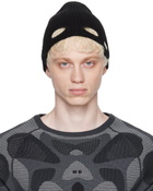 HELIOT EMIL Black Relief Beanie