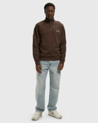 EMBLEM HALF ZIP SWEATER
