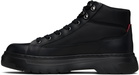 Hugo Black Lace-Up Boots