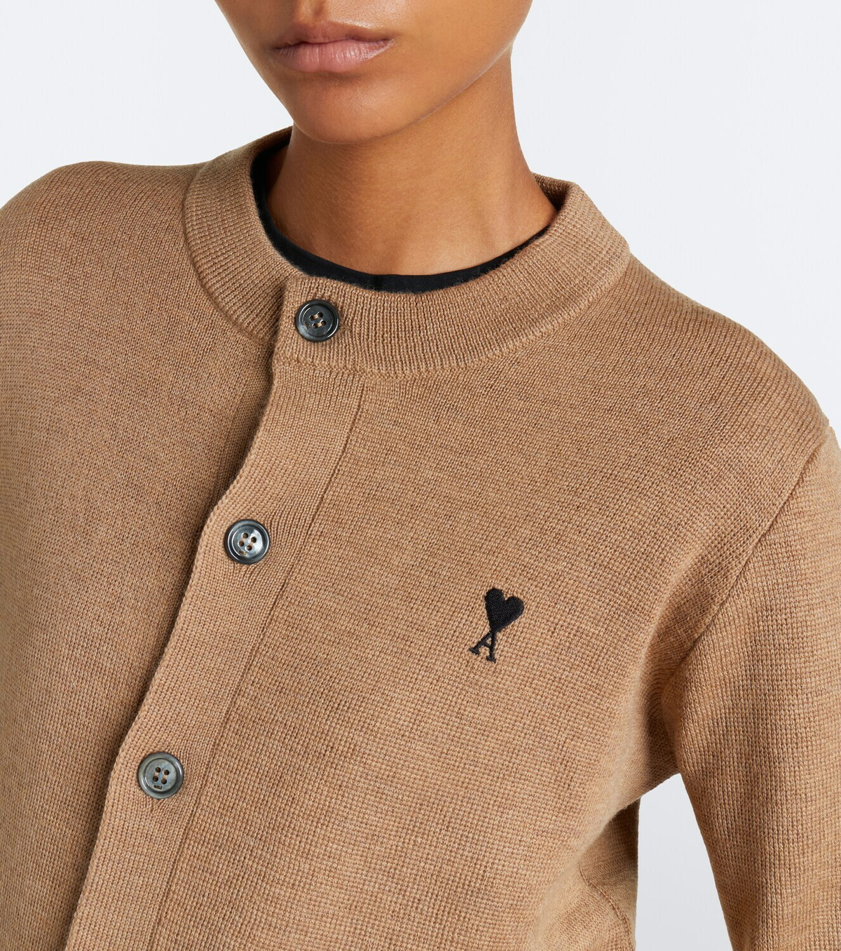 Ami Paris Ami de Cœur wool cardigan