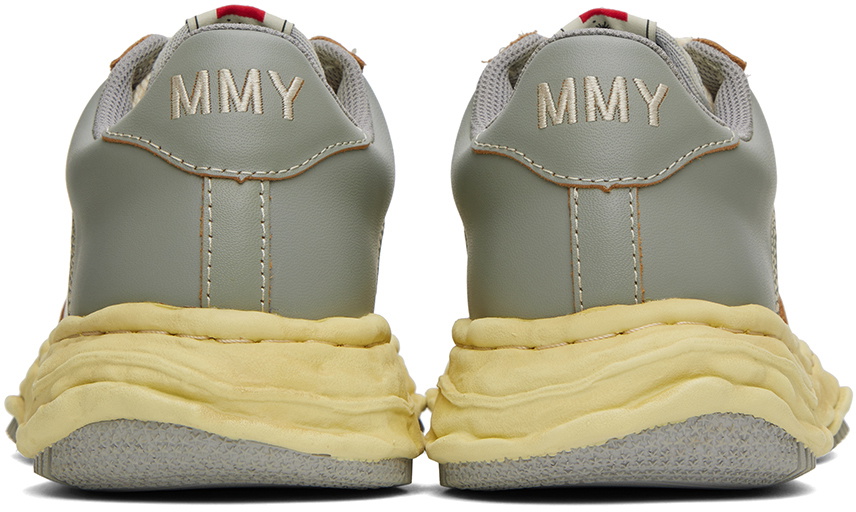 Miharayasuhiro Gray & White Wayne Sneakers Maison MIHARA