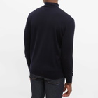 A.P.C. Men's Dundee Roll Neck Knit in Dark Navy