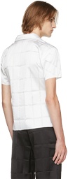 Coperni SSENSE Exclusive White Flou Mécanique Boxy Short Sleeve Shirt
