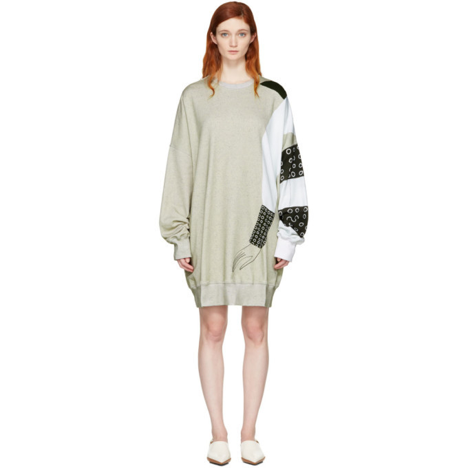 Photo: JW Anderson SSENSE Exclusive Grey Kelly Beeman Edition Oversized Graphic Sweatshirt