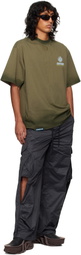 NAMESAKE Black Rod Warm Up Cargo Pants