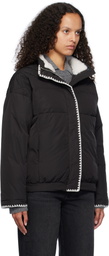 rag & bone Black Ingrid Puffer Down Jacket