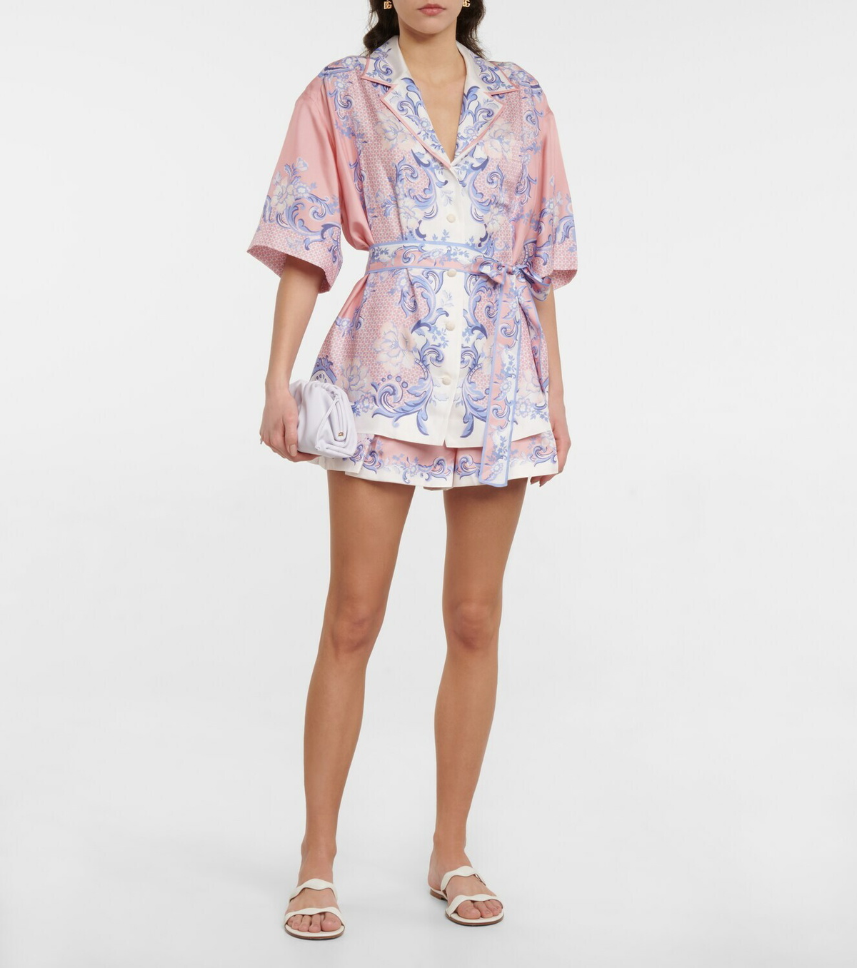 Zimmermann Printed silk satin shorts Zimmermann