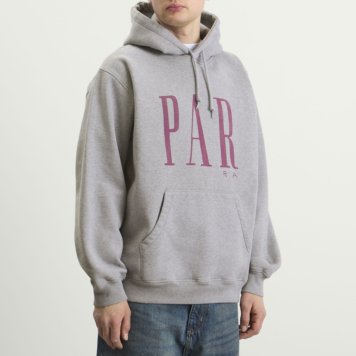 By Parra Men's Gapped Hoodie in Grey