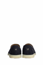 Henderson Baracco Loafers In Blue Suede