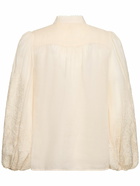 ZIMMERMANN Ottie Linen Embroidered Blouse