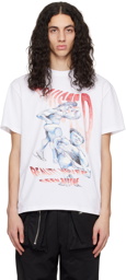 JW Anderson White Printed T-Shirt