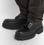 Balenciaga - Strike Leather Boots - Black