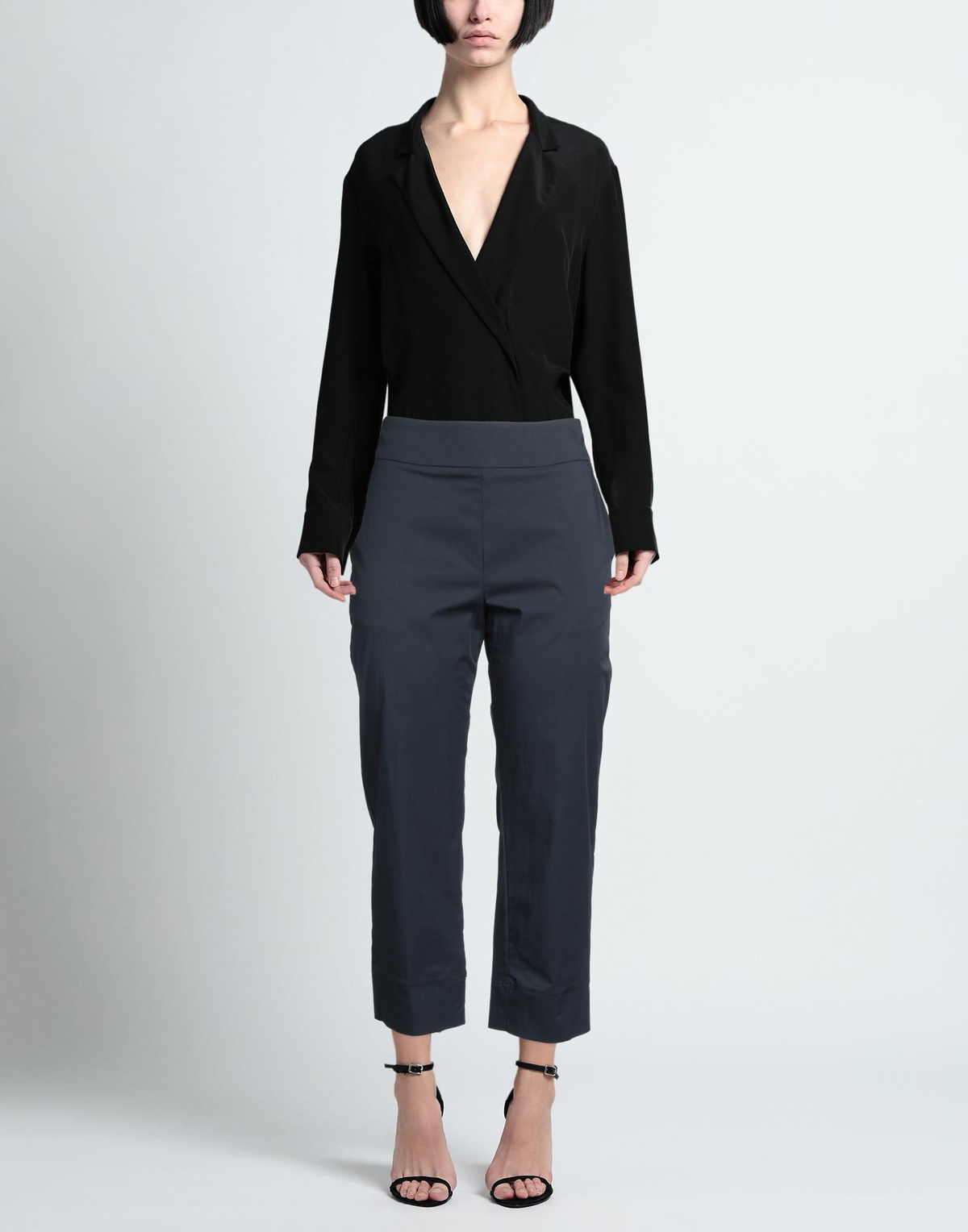 Alessia Santi Womens Pants in Navy