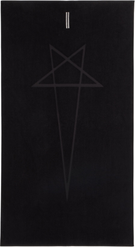 Photo: Rick Owens Black Beach Towel