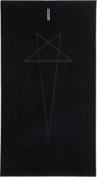 Rick Owens Black Beach Towel
