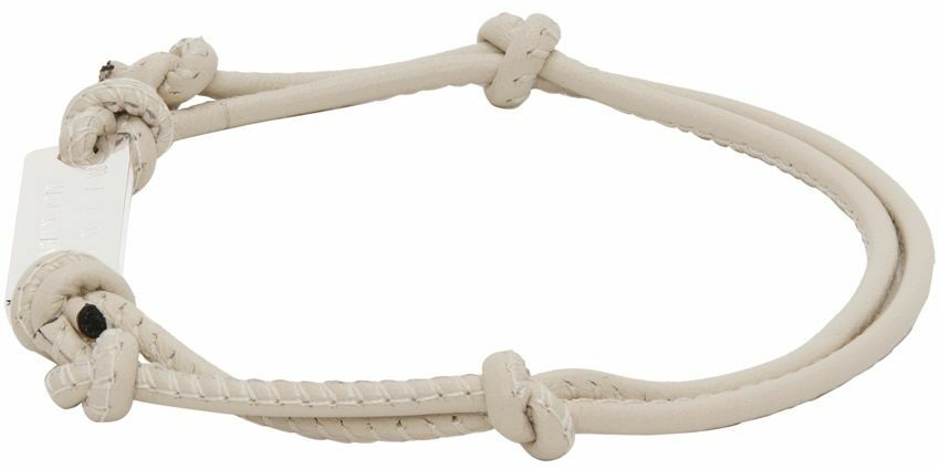 Marni Off-White Leather Bracelet