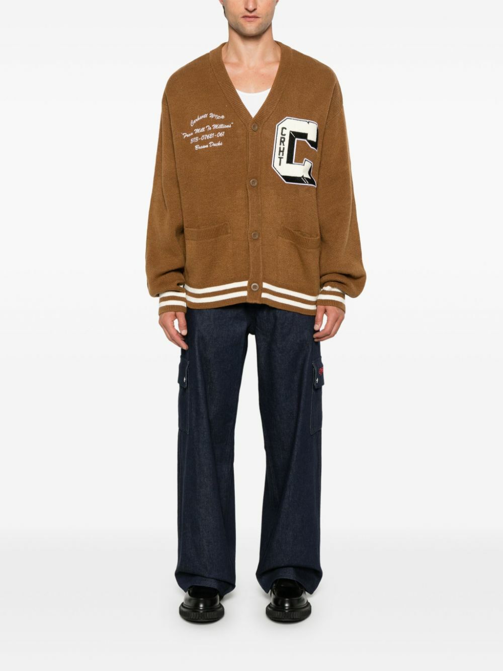 CARHARTT WIP - Brown Ducks Cardigan Carhartt WIP