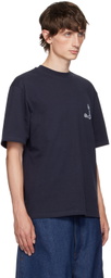 JACQUEMUS Navy La Casa 'Le t-shirt Merù' T-Shirt