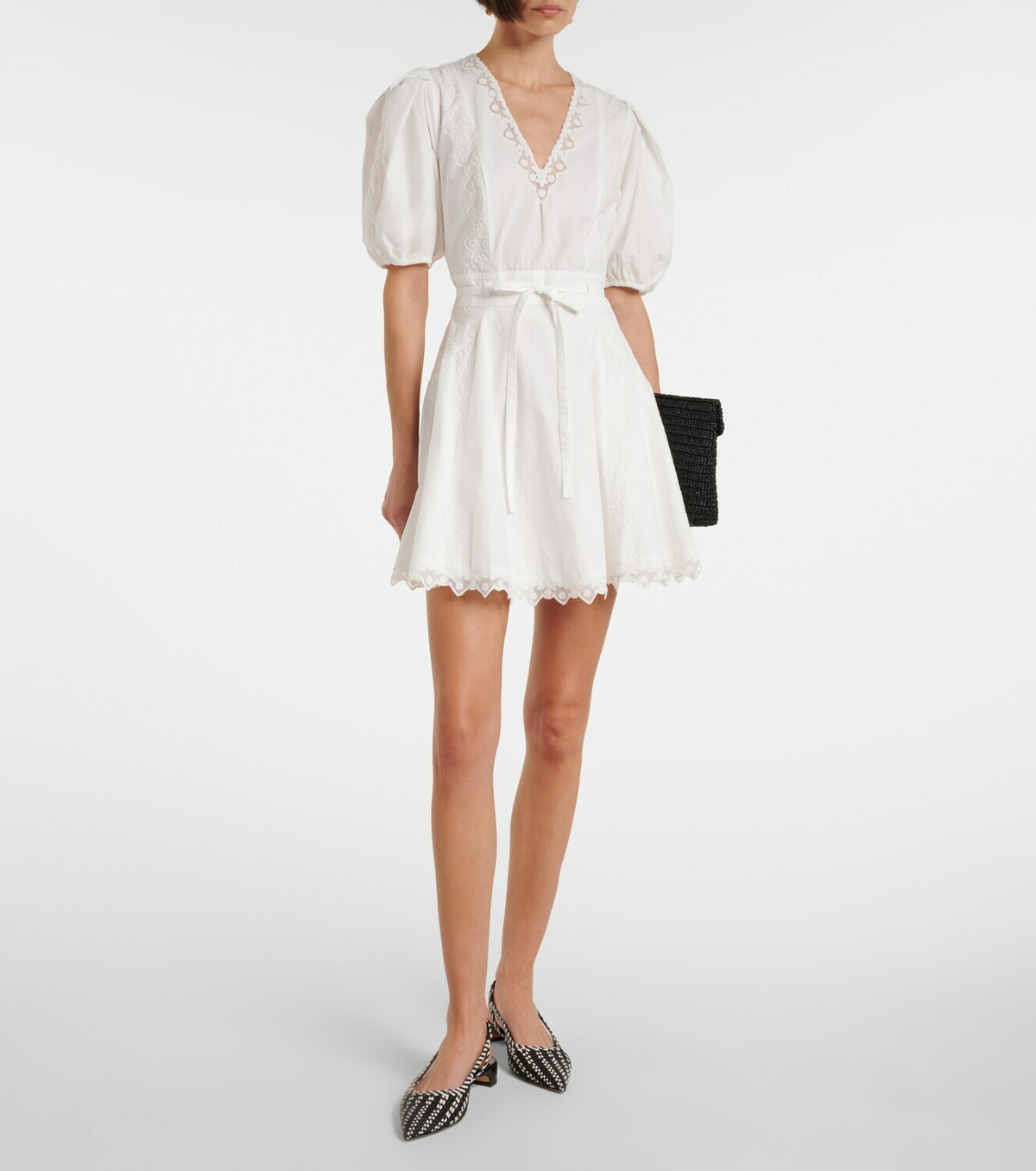 Ulla Johnson Camila embroidered cotton minidress