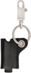 Rick Owens Black Mini Lighter Holder Keychain
