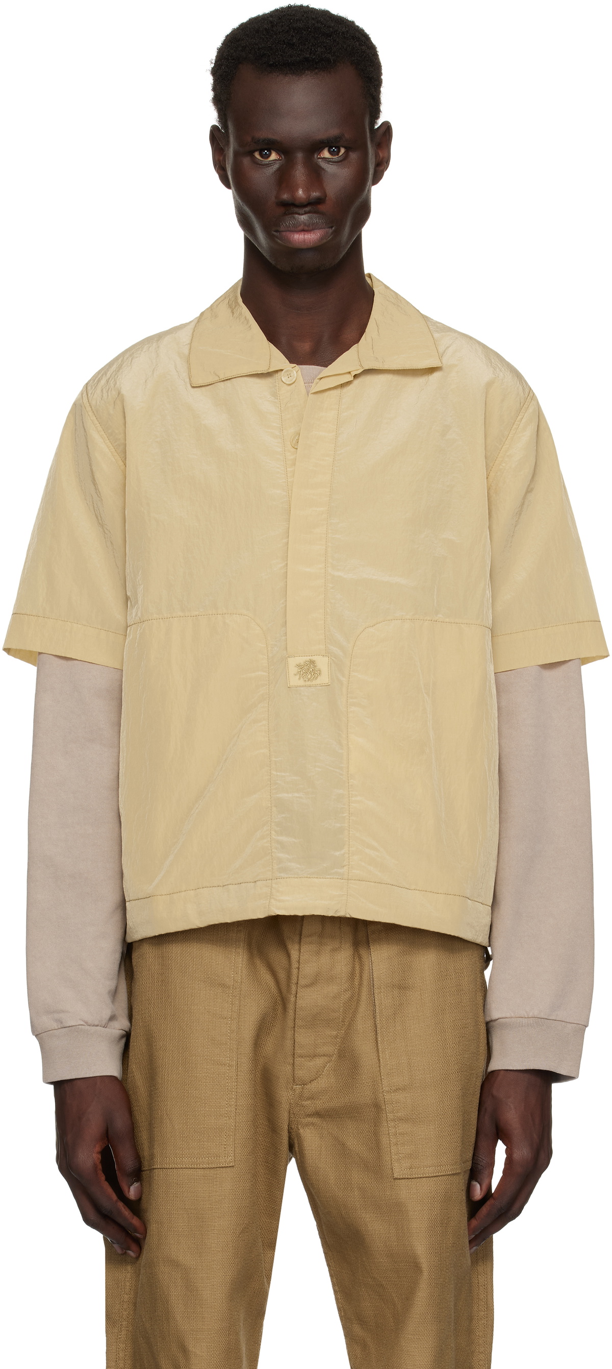 RANRA ブラウン Glems シャツ RANRA Brown Glems Shirt RANRA