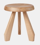 Cassina Méribel oak stool