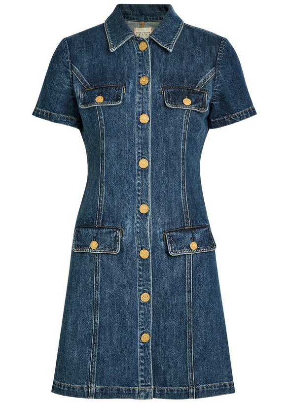 knee length dresses for ladies Covenant Lace Sleeve Button Up Mini Dress | Disturbia main image 1