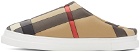 Burberry Beige Vintage Check Slippers