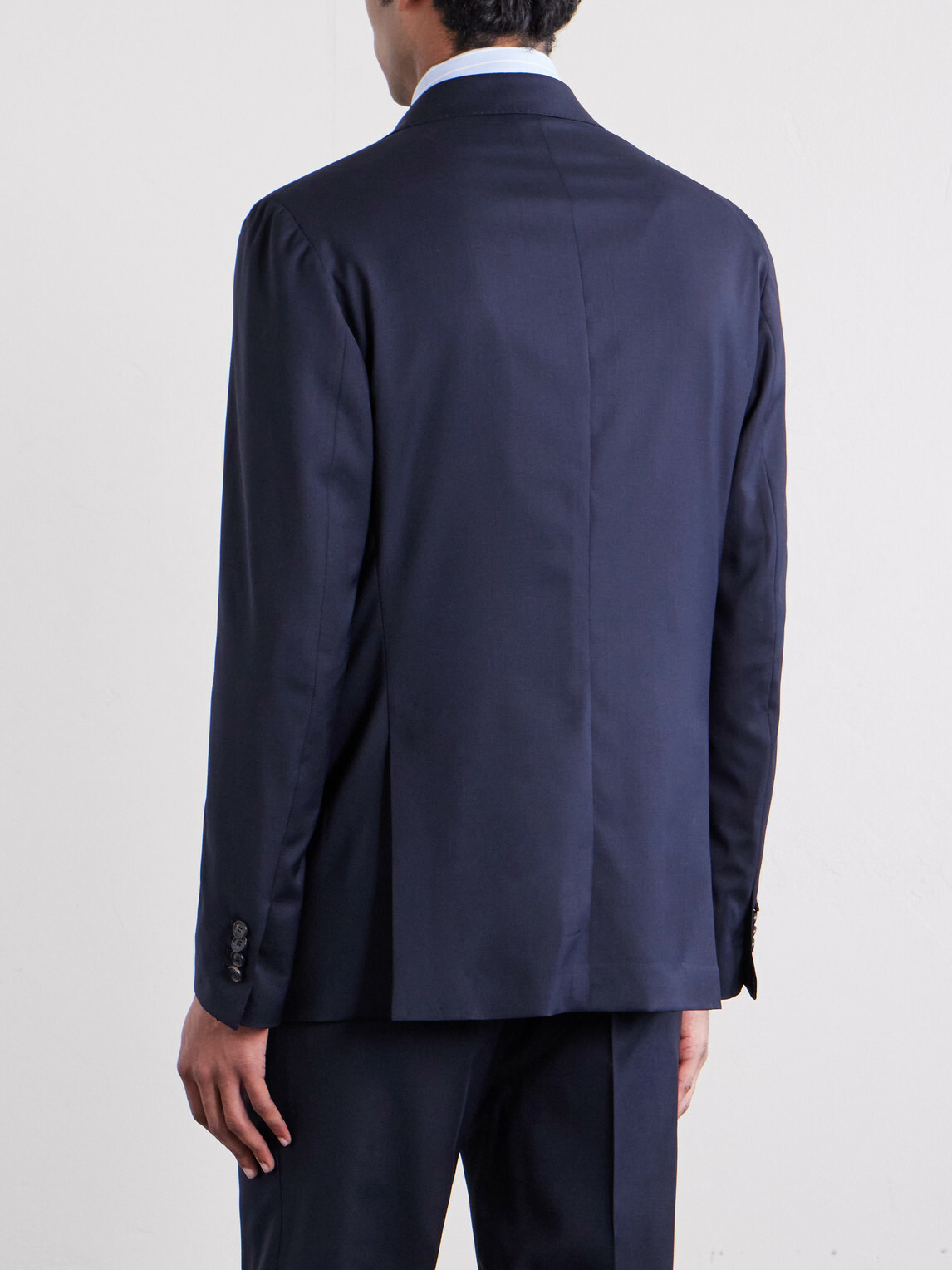 De Petrillo - Virgin-Wool Blend Suit Jacket - Blue
