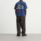 God Made Men's GM Logo Wrapped T-Shirt in Washed Blue