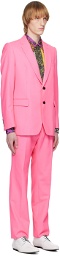 Dries Van Noten Pink Two-Button Suit