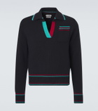 JW Anderson Cotton, cashmere, and wool polo sweater