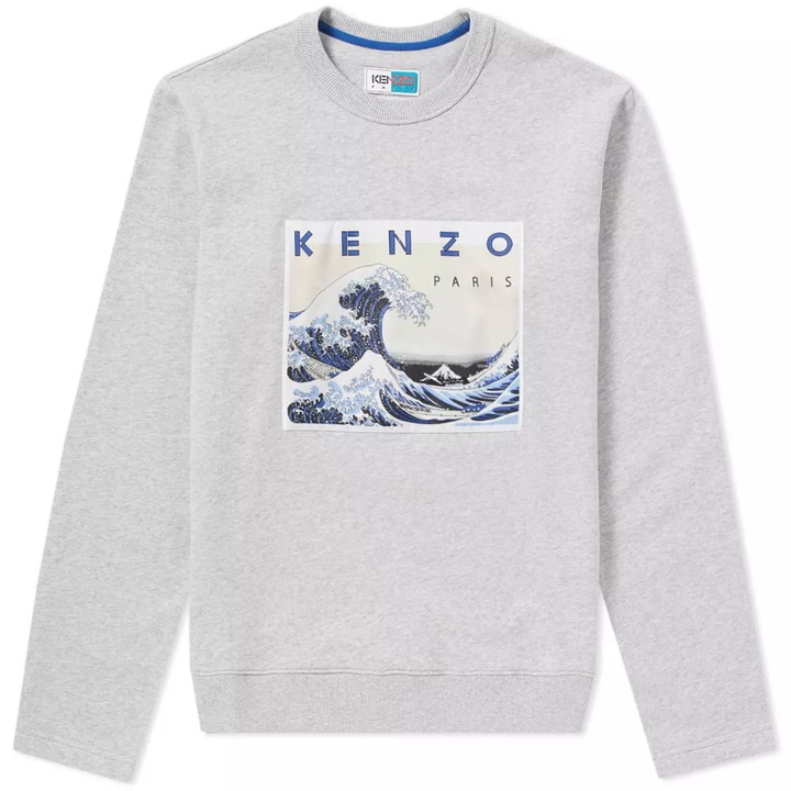 Photo: Kenzo Kanagawa Wave Crew Sweat Grey