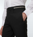 Givenchy - 4G Zip wool slim pants