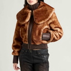 KNWLS Women's ELIZA SHEARLING in Rust
