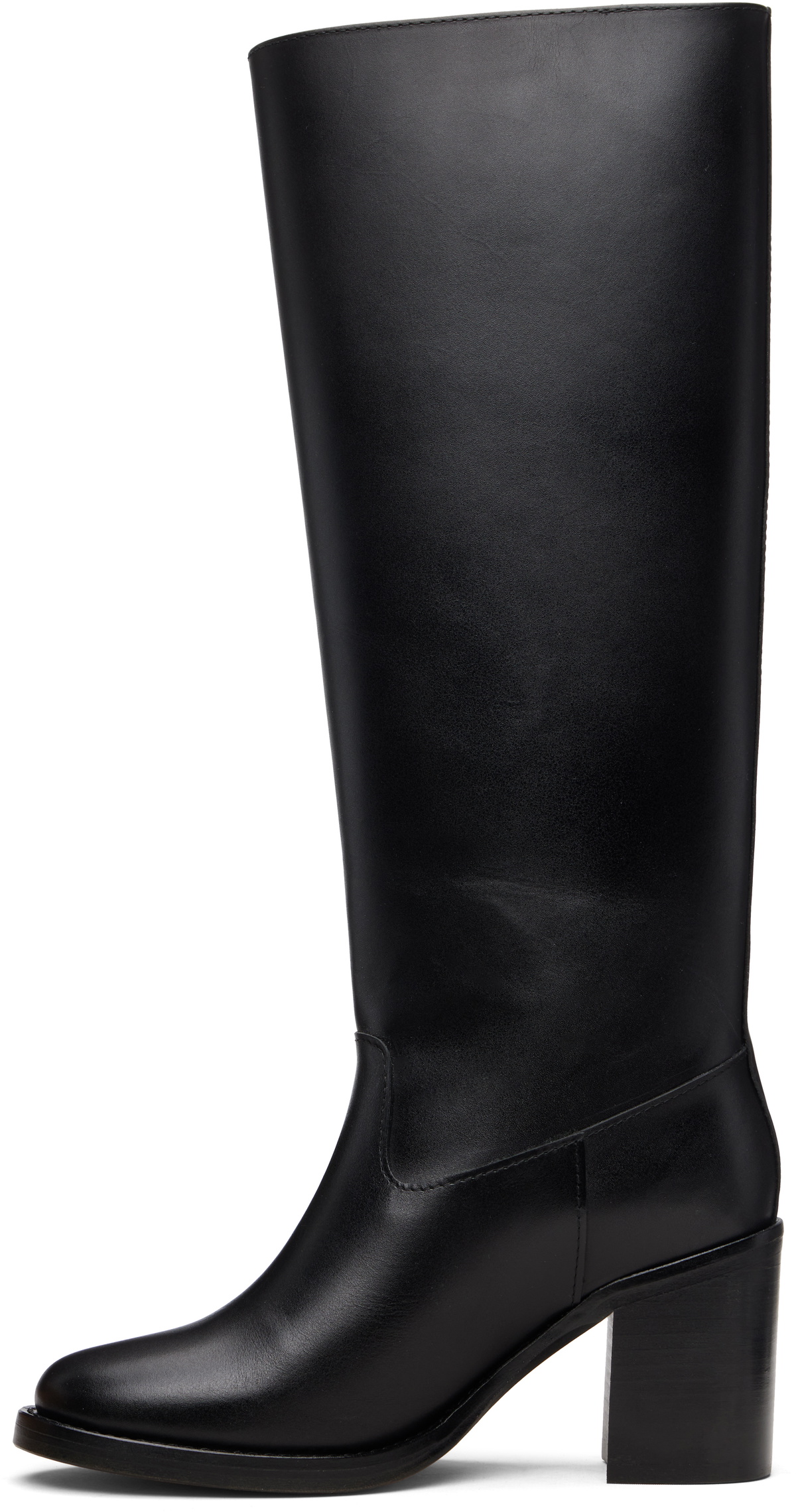 A.P.C. Black 'Les Bottes' Tall Boots