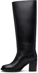 A.P.C. Black 'Les Bottes' Tall Boots