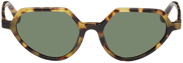 Photo: Dries Van Noten Tortoiseshell Linda Farrow Edition 178 C5 Sunglasses