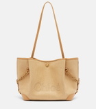 Chloé Medium leather-trimmed canvas tote bag