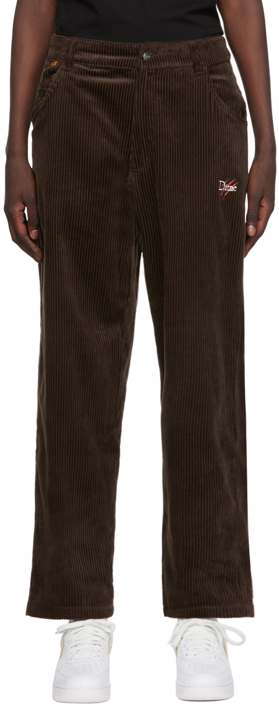 Dime Brown Dino Baggy Trousers Dime