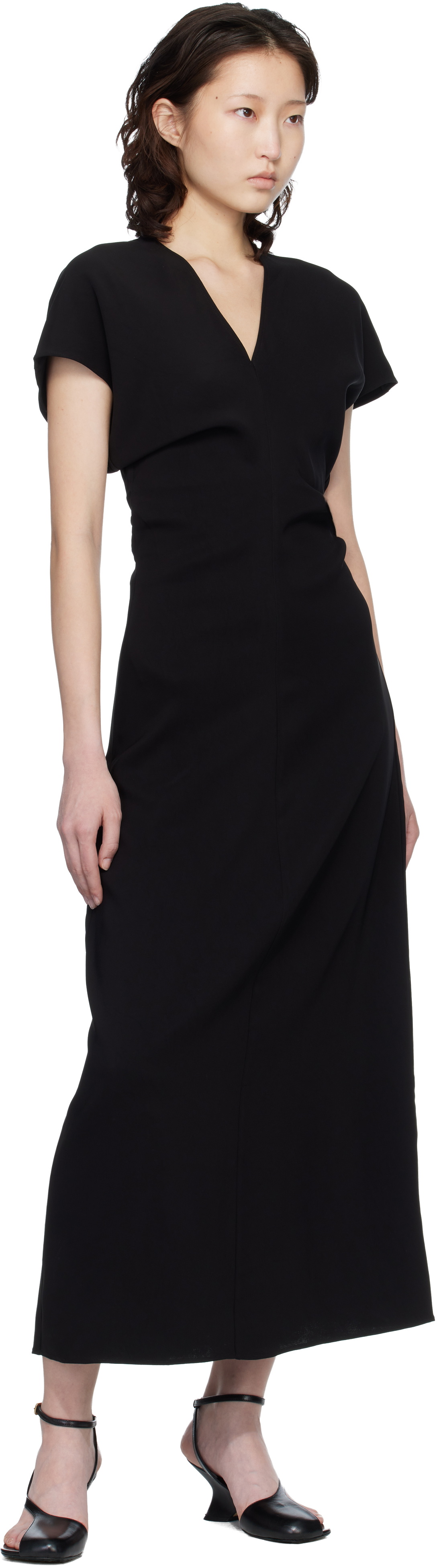 ANINE BING Black Zadig Maxi Dress