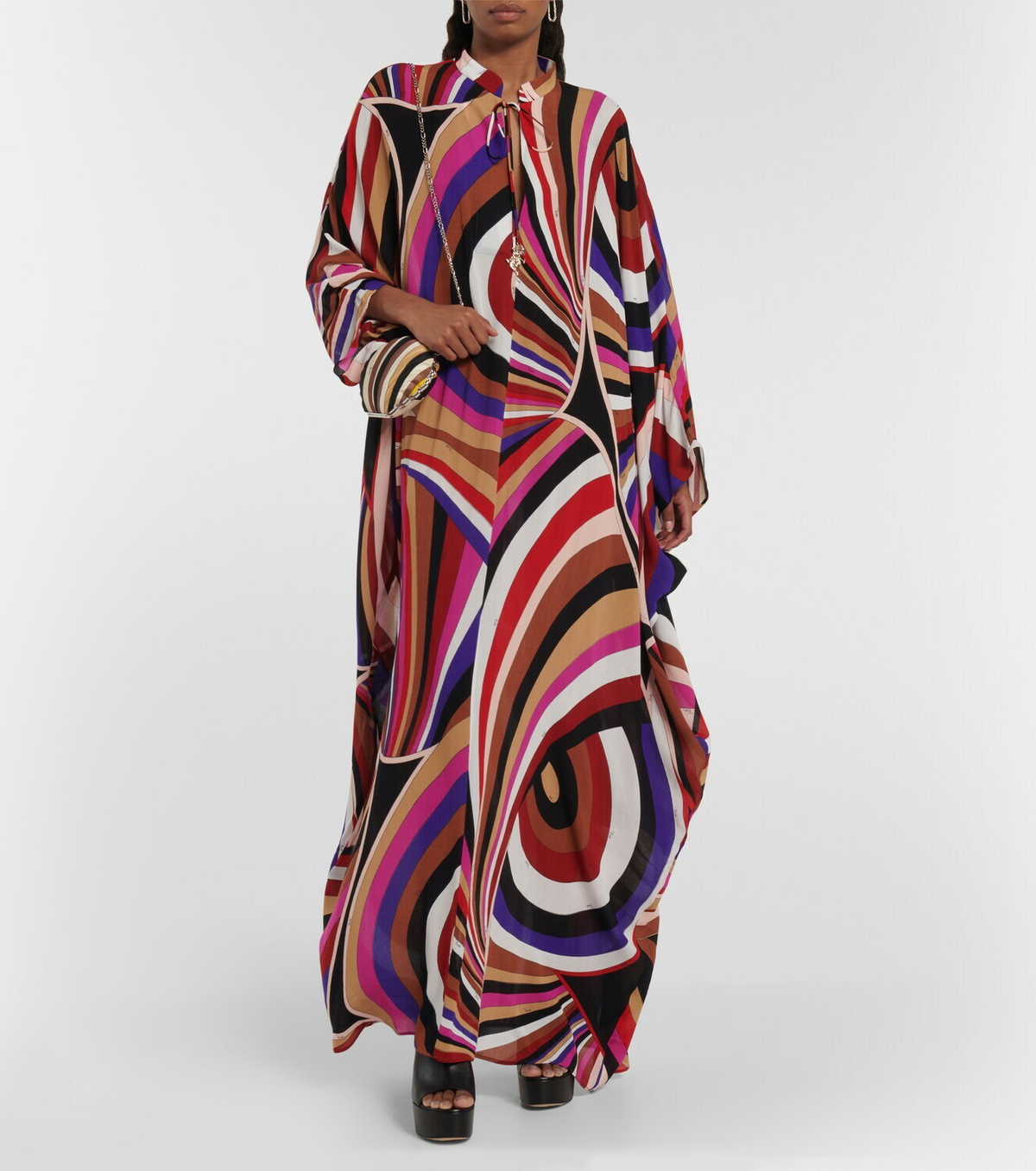 Pucci - Printed kaftan maxi dress