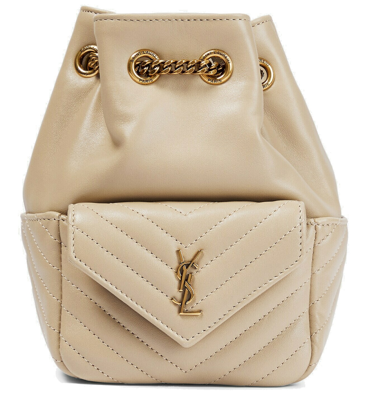 Saint Laurent - Joe Mini quilted leather bucket bag Saint
